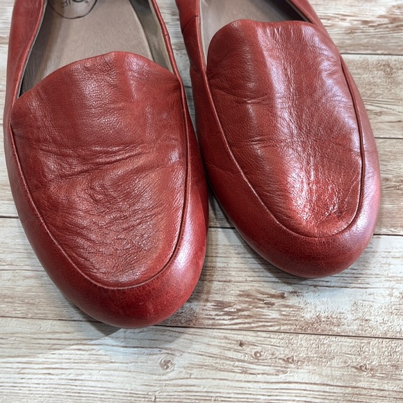 abeo Biosystem Jean II Red leather Flats Size 8N - Picture 7 of 11